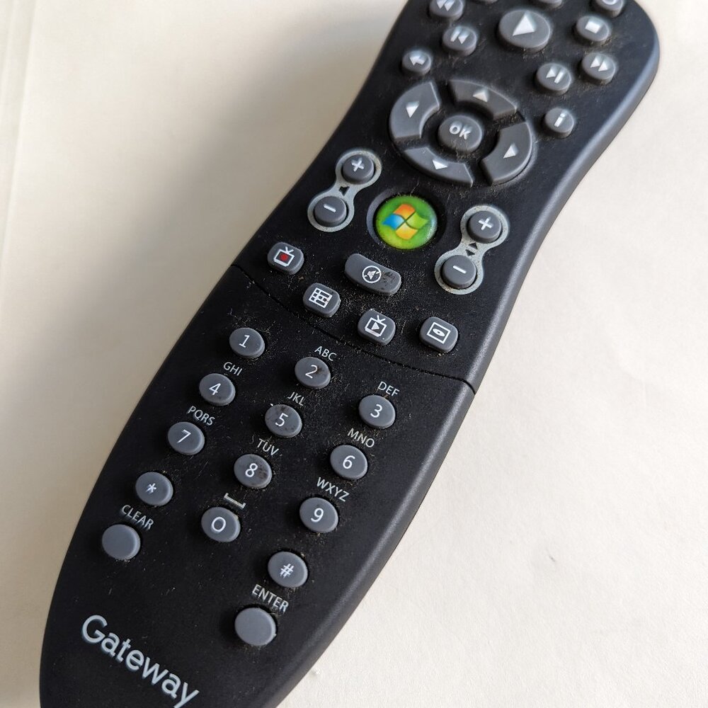 GATEWAY Remote Control WINDOWS Media Center / PC Computer Remote